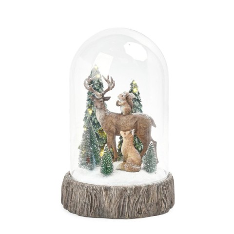 CAMPANA VETRO HARBY RENNA CON LED H.35,6